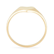 Load image into Gallery viewer, LOVELY HEART SIGNET RING - 14k YELLOW GOLD
