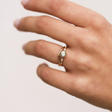 Load image into Gallery viewer, Plain Wave Band - 14k Yellow Gold
