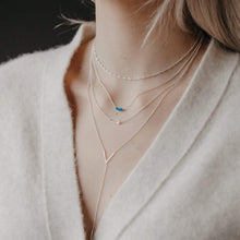 Load image into Gallery viewer, Safety Pin Necklace - Sterling Silver
