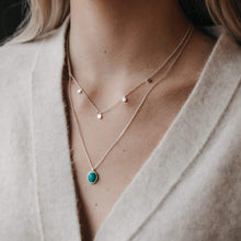 Load image into Gallery viewer, Amazonite Pendant Necklace - Sterling Silver
