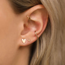 Load image into Gallery viewer, Oya Guardian Ear Cuff - 14k Yellow Gold Chain, 14k Yellow Gold Cuff
