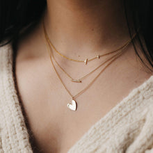 Load image into Gallery viewer, Flying Together Necklace - 14k Yellow Gold
