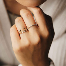 Load image into Gallery viewer, Revival Diamond Snake Ring - 14k Rose Gold
