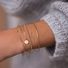 Load image into Gallery viewer, Imprint Forest Bracelet - 14k Gold, Engravable
