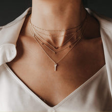 Load image into Gallery viewer, Avata Key Necklace - 14k Rose Gold
