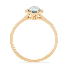 Load image into Gallery viewer, Neptune One Of A Kind - 14k Yellow Gold, Sky Blue Sapphire Ring
