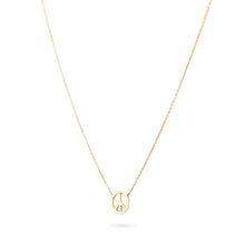 Load image into Gallery viewer, Tie Dye Peace fully Necklace - 14k Yellow Gold
