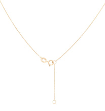 Load image into Gallery viewer, Tie Dye Peace fully Necklace - 14k Yellow Gold
