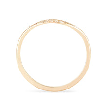Load image into Gallery viewer, Moonlight Ring - 14k Yellow Gold, White Diamond
