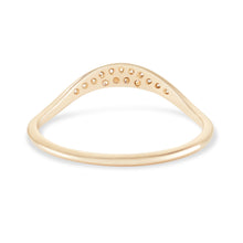 Load image into Gallery viewer, Moonlight Ring - 14k Yellow Gold, White Diamond
