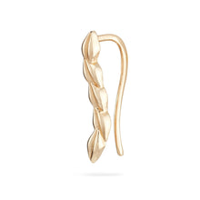 Load image into Gallery viewer, Resilience Leaf Ear Crawler - 14k Yellow Gold
