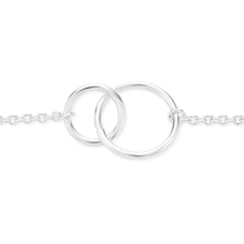 Load image into Gallery viewer, Two Circle Small Bracelet - Sterling Silver
