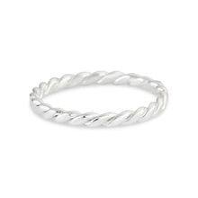 Load image into Gallery viewer, Large Twist Ring - Sterling Silver
