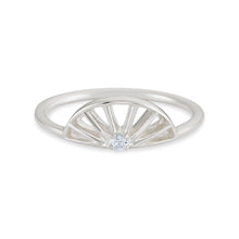 Load image into Gallery viewer, Sunrise White Topaz Ring - Sterling Silver
