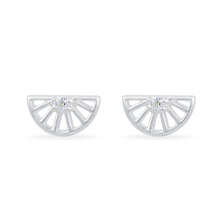 Load image into Gallery viewer, Sunrise White Topaz Earrings - Sterling Silver
