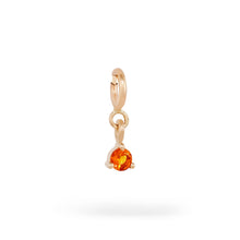 Load image into Gallery viewer, Serendipity November Birthstone Charm - 14k Yellow Gold, Citrine
