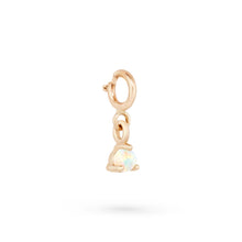 Load image into Gallery viewer, Serendipity October Birthstone Charm - 14k Yellow Gold, Opal
