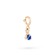 Load image into Gallery viewer, Serendipity September Birthstone Charm - 14k Yellow Gold, Sapphire
