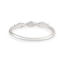Load image into Gallery viewer, Three Marquis White Topaz Ring - Sterling Silver
