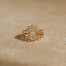 Load image into Gallery viewer, 14k Rose Gold Rose Cut Diamond Capella Ring
