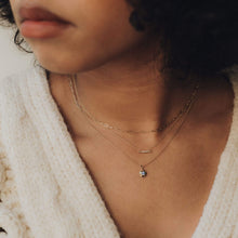 Load image into Gallery viewer, Tie Dye Insight Pendant Necklace - 14k Yellow Gold, Blue Sapphire
