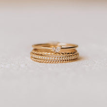 Load image into Gallery viewer, Twisted Stacking Ring - 14k Yellow Gold

