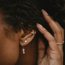 Load image into Gallery viewer, Everyday Little Lovely Heart Earring - 14k Yellow Gold
