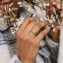 Load image into Gallery viewer, Hammered Bump Ring - 14k Rose Gold
