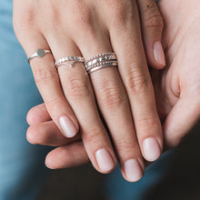 Load image into Gallery viewer, Skinny Chevron Ring - Sterling Silver
