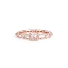 Load image into Gallery viewer, Coco Ring - 18K Rose Gold, White Diamond
