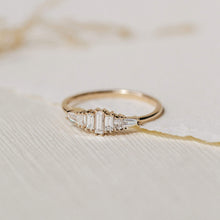 Load image into Gallery viewer, Daybreak Band - 14k Rose Gold, White Diamond

