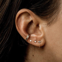Load image into Gallery viewer, Everyday Little Stella Star Earring - 14k Rose Gold
