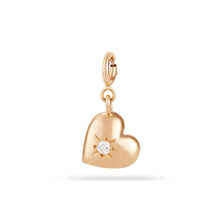 Load image into Gallery viewer, Heart Burst Charm - 14k Yellow Gold
