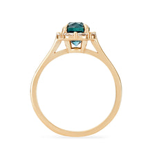Load image into Gallery viewer, Honour Together One of a Kind - 14k Yellow Gold, Royal Blue Artist Cut Sapphire Ring
