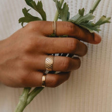 Load image into Gallery viewer, Snakeskin Revival Band - 14K Yellow Gold
