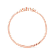 Load image into Gallery viewer, Kismet Ring - 14k Rose Gold, White Diamond
