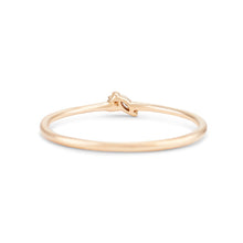 Load image into Gallery viewer, Lean On Me Ring - 14k Yellow Gold, White Diamond
