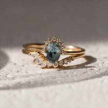 Load image into Gallery viewer, Neptune One Of A Kind - 14k Yellow Gold, Sky Blue Sapphire Ring
