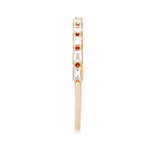 Load image into Gallery viewer, The Moirai Ring - 14k Yellow Gold, White Diamond
