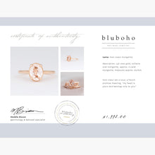 Load image into Gallery viewer, 14k Mon Coeur Ring - Rose Gold, Morganite
