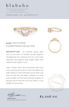 Load image into Gallery viewer, Petite Rose One Of A Kind Ring - 14K Yellow Gold, Icy Pink Sapphire Ring
