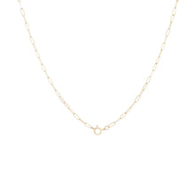 Load image into Gallery viewer, Tie Dye Moon Child Medallion Necklace - 14K Yellow Gold, Pink Sapphire, 20"
