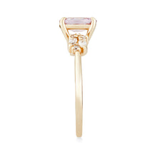 Load image into Gallery viewer, Radiate One Of A Kind Ring - 14K Yellow Gold, Blush Pink Sapphire Ring
