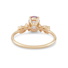 Load image into Gallery viewer, Radiate One Of A Kind Ring - 14K Yellow Gold, Blush Pink Sapphire Ring
