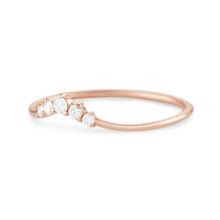 Load image into Gallery viewer, Kismet Ring - 14k Rose Gold, White Diamond
