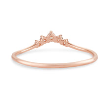 Load image into Gallery viewer, Kismet Ring - 14k Rose Gold, White Diamond
