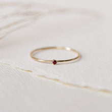 Load image into Gallery viewer, Serendipity Ruby Ring - 14k Yellow Gold, Precious Gems
