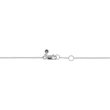 Load image into Gallery viewer, Sterling Silver Sapphire Tiny Hamsa Bracelet
