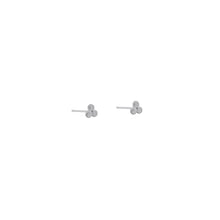 Load image into Gallery viewer, Sterling Silver Tiny 3 Disc Earrings
