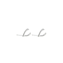 Load image into Gallery viewer, Sterling Silver Wishbone Earrings
